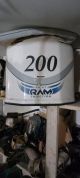Calandra Evinrude 200cv Ficht Ram completa di fianchetti laterali 